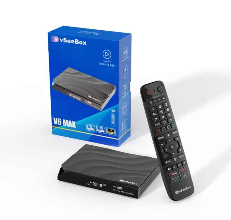 vSeeBox V6 Max Bluetooth backlit remote control